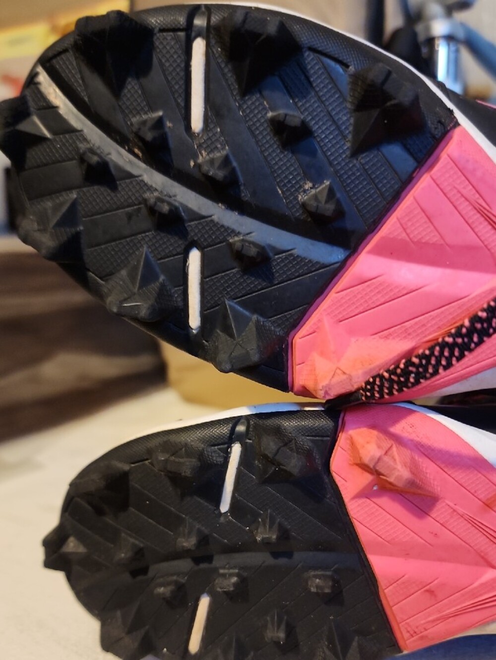 Under Armour Kids Black Sneakers with Pink Accents - Picture 3 of 8